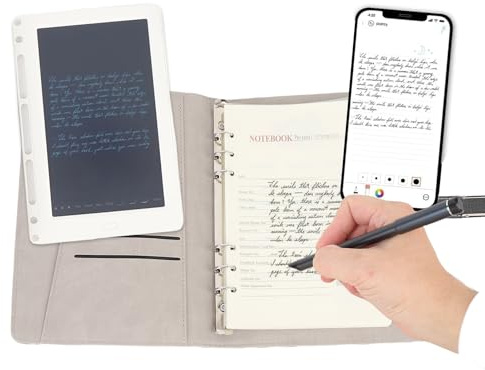 3 In 1 Digitales Smart Pen -Notebook und Schreibboard -Set, Echtzeit -Synchronisierung für die Digitalisierung, Konvertierung In Text-, Speichern- und Teilen von Papiernoten, OCR