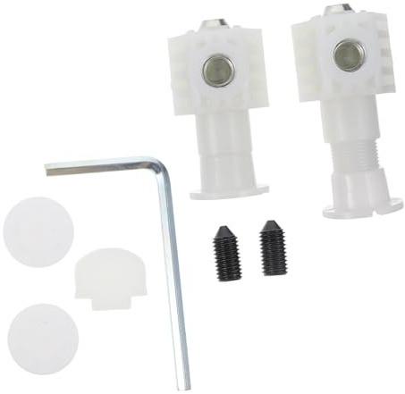 Operitacx Kit Bulloni Wc Da Parete Con Anello Sigillante Per Fissaggio Laterale Resistenti Anti-ruggine Per Riparazione Sedile e Raccordi Toilet Tank Gasket