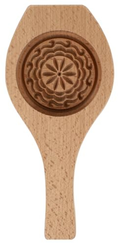 VANZACK Mondkuchenform Holz Backform Mit Kreativem BlüTenmuster FüR Traditionelles Backen Von Mondkuchen Und Arabischem GebäCk KüChenutensil FüR Haus Und Festliche AnläSse