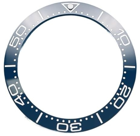 PINGSHI Boutique UK Inserto de Bisel cerámica for Reloj 39,8 x 31,5 mm for Accesorios reparación Relojes 42, Caja y Anillo Relojes Traveler(4)