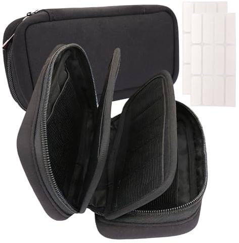 Almacenamiento de tarjetas SD, 20 unidades de cajas de almacenamiento USB negras, solución perfecta para su almacenamiento y organización de datos, ideal para fotógrafos y amantes de la tecnología