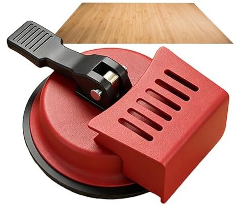 Strumento a per pavimenti in laminato, tenditore per fughe pesanti con di misurazione, strumento di fissaggio per fughe a pavimento, per ceramica, legno duro, bagno, fai da te, terrazza