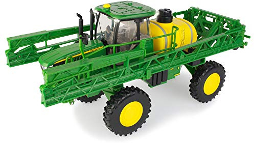TOMY Big Farm John Deere R4023 Self Propelled Sprayer - 1:16 Scale - Includes Functional Water Sprayer - Toy Tractor with Lights and Sounds - Kids Gifts and Farm Toys - Ages 3 Years and Up