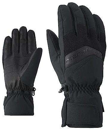 Ziener Herren GABINO Ski-Handschuhe/Wintersport | Warm, Atmungsaktiv, schwarz (black), 9