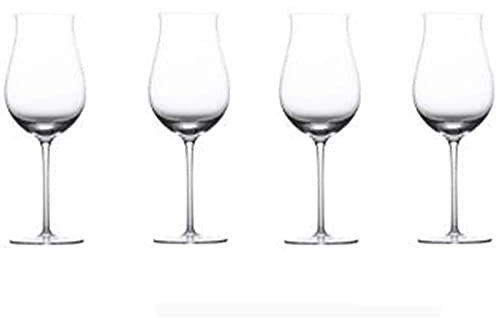 OLOTU Copas de Vino Juego de Copas de Vino Tinto con Borde Fino Copa de Vino Transparente exquisitas Copas de Cristal cumpleaños Regalo de Boda Exquisito