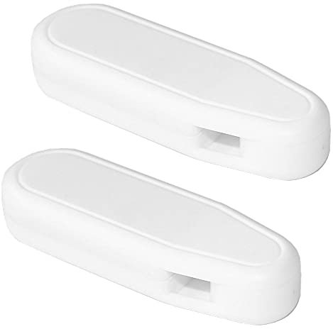 2pcs Cord Weight 70g Spare for Roller Blinds White Cord Vertical Blind Chain Cord Loop Weight Suitable for Vertical Roller Roman Blinds Chains and Curtain Cords