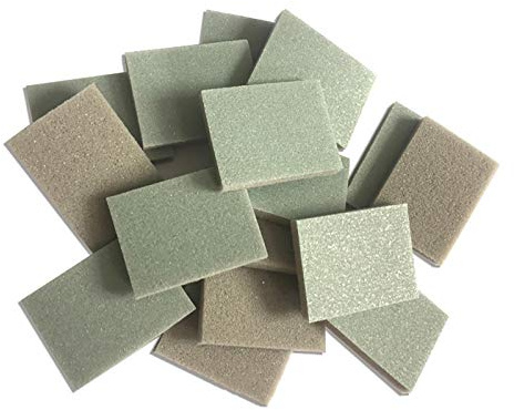 Lot de 5 éponges abrasives en mousse grain 1200-1500, blocs de ponçage avec tampons de ponçage fins secs et humides