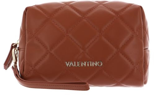 Valentino Soft Cosmetic Case 3KK Ocarina VALENTINO Color Cuoio für Damen, Leder, Talla única, Weiches Kosmetiketui