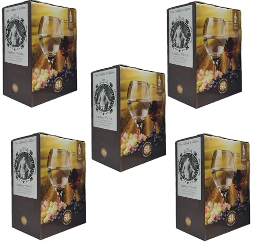 Vino Calabro il Puttino | Rosato | Botte del Contadino | Bag in Box da 5 litri | Cantina Virelli | Cutro | Non filtrato | Artigianale (25 litri)