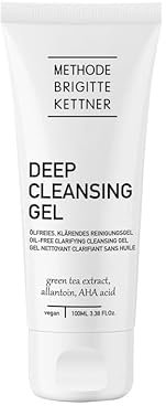 deep cleansing gel 1 x 100ml - klärendes Reinigungsgel für alle Hauttypen, speziell für junge normale bis Mischhaut mit Grüner Tee Extrakt und Allantoin