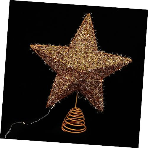 IMIKEYA -baumwipfelstern Weihnachtsbaumspitzen Christbaumspitze Baumspitze Ohne Licht -baumspitze Weihnachtsfeier Bevorzugt Feiertagsbaum
