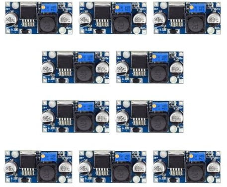 Idota 10 stycken DC-DC 3A Buck Converter, spänningsregulator, justerbar strömförsörjning, nedsmodul, 3,2–46 V till 1,25–35 V