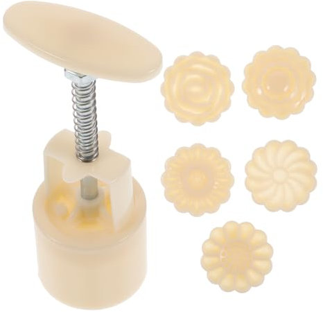 IMIKEYA Lunar Festival Mooncake DIY Baking Tools Hand-Pressure Mould Pastry Mould Cake Molding Tool Baking Utensils
