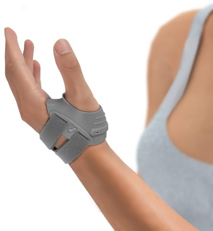 Yogaret Daumenorthese Links, CMC Daumenschiene Daumensattelgelenk Bandage Orthese mit Metallhalterung für Arthrose Daumenbasis Lindert Schmerzen Arthritis, Sehnenentzündungen(S, Linke Hand)