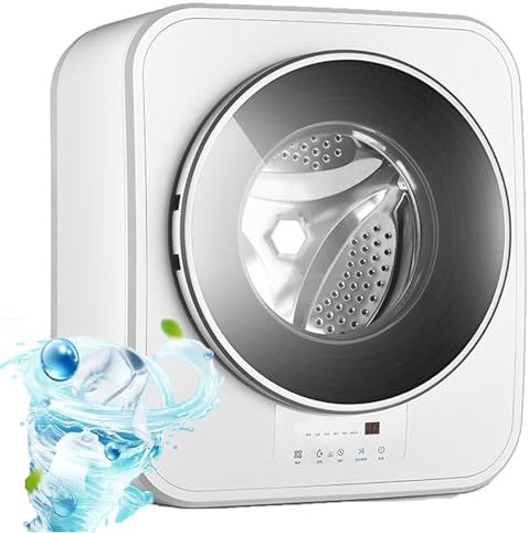 ylpddmm Mini Machine à Laver et essoreuse entièrement automatiques de 3 kg,Mini Sèche-Linges,Machine à Laver Murale, laveuse électrique compacte,pour Petits Appartements Ou Dortoirs
