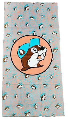 Buc-ee's Beaver 2025 Beach Towel Towels Collection 32 x 64 or 35 x 70 Vacation Travel Pool Super Large Chair Cover (Leopard, 32 x 64)
