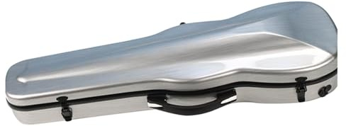 Geigenkoffer Aus Kohlefaser Ultraleichter Rucksack Geigenkoffer Mit Einzel- Und Doppelschultergurt(Silver,4/4)