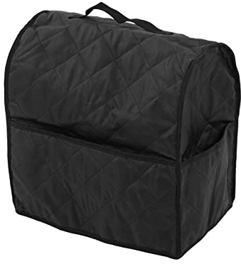 Yosoo Health Gear Stand Mixer Dust Cover, with Handle and Pockets | Quilted Polyester Pongee, Fits Most Mixers, Black/Grey/Brown