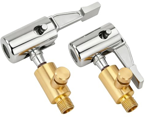 Tunejoy Autoventil Adapter Auto Luftpumpen Clip mit Druckablass Autoventil Hebelstecker für Fahrräder Motorräder Reifen Amerikanische Ventil 2 Stück