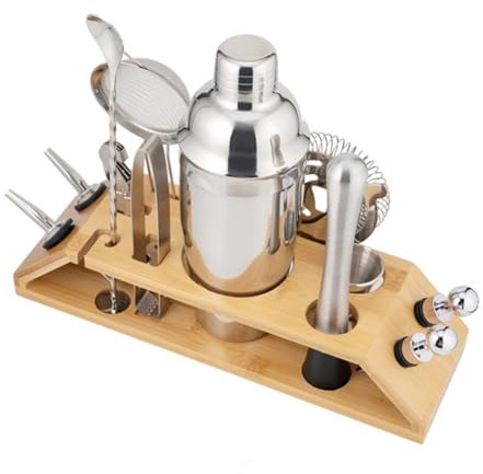 ULTECHNOVO Coctelera De Herramientas Para Preparar Bebidas Kit De Barman Hogar Accesorios De Bar Para Cocteles