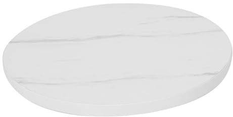 IMIKEYA Mesa Giratoria De Madera Redonda Para Comedor Con Placa Giratoria Resistente y Rodamiento Plato Central Rotativo Para Compartir y Exhibir Alimentos El Hogar