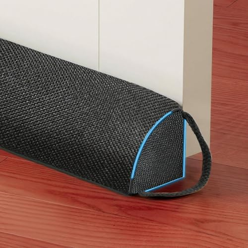 MowTrudly Door Draft Stopper, 36 Inches Door Draft Stopper for Bottom of Door, Triangle Windproof Guard Seal for Doors and Windows, Door Seal Strip for Under Door Gap Weather Stripping Soundproof