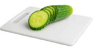 Chopping Board 13 x 8 Durable Non Slip Plastic Cutting Board for Kitchen Food Prep and Chopping Meat Vegetables Fruits Dishwasher Safe White 1 Pack