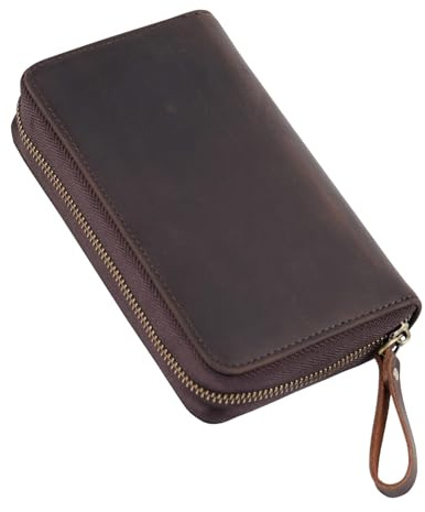 Bolso Tradicional De Caballo Salvaje Para Bolígrafos Plan Fuerte Para Uso Diario En La Escuela Oficina Lo Contrario Viaje Estuche Funcional Múltiple
