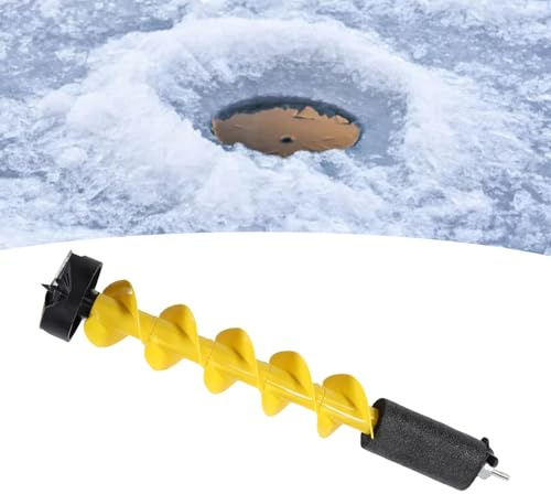 Chrees isborr, 15 cm ormborr, borrdiameter, lätt nylonisborrmaskin med flottör för djupa vatten