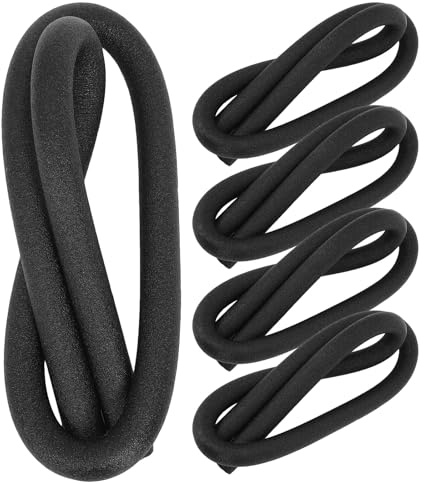 Homoyoyo 5 Pièces Bâtonnets en Écume Noir pour Meubles et Béton, Isolation Renforcée et Protection Solide, Accessoires pour Fournitures de Bâtiment ou Canapé