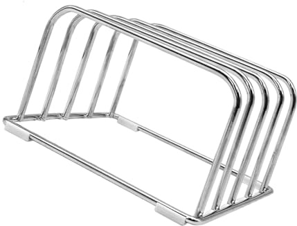 PEPWE Organisateurs verticaux de planche à découper en acier inoxydable - Systèmes de rangement muraux de cuisine avec construction antirouille - Configurations faciles à ouvrir - Organisateurs