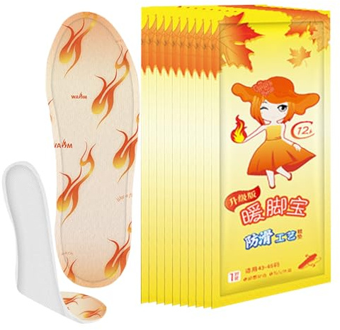 Semelles Chauffantes - 10 Paires Thermiques Auto-Chauffantes Respirantes | Chauffe-Orteils Semelles Chauffantes Coussinets Thermiques | pour Maison Bureau Camping Randonnée Pêche Voyage Ski Sports