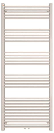 Badheizkörper Weiß 750x1750 mm – Handtuchheizkörper mit Mittelanschluss – Design Heizkörper Badezimmer – Wandheizkörper Stahl – Handtuchtrockner & Raumheizung
