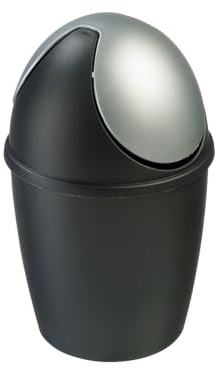 Sunware Tiglio Tischmülleimer mit Deckel 1,5 Liter - 15x22cm - Kleiner Tischabfalleimer Mini Mülleimer
