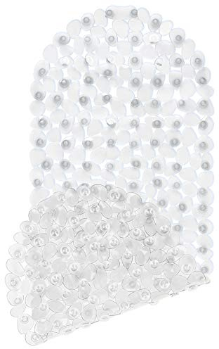 Circul Badewanneneinlage 99 x 39 cm transparent Kieselsteinoptik, Neue Saugnoppen bessere Antirutschfunktion