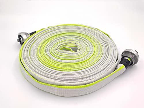 25 mm Ø - 1 tum | D-25-30 meter industrislang | Brandslang | Byggnadsslang | Flatslang | Slang med Storz-koppling