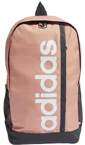 adidas Unisex - Adulto Essentials Linear Backpack, Wonder Clay/White, One size