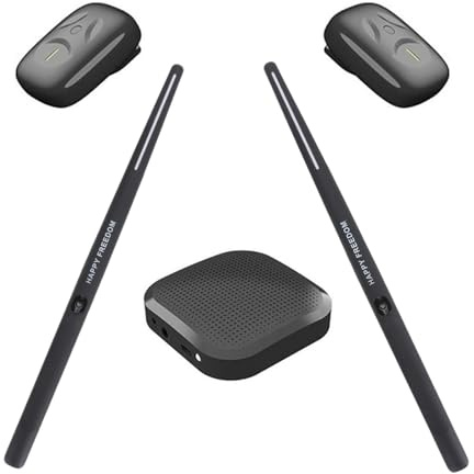 Elektrisches Lufttrommel-Set, Tragbares Elektronisches Virtuelles Schlagzeug-Set, Elektrische Lufttrommel-Set-Sticks mit Trommelstöcken, VR-Schlagzeug für Anfänger, Kinder und