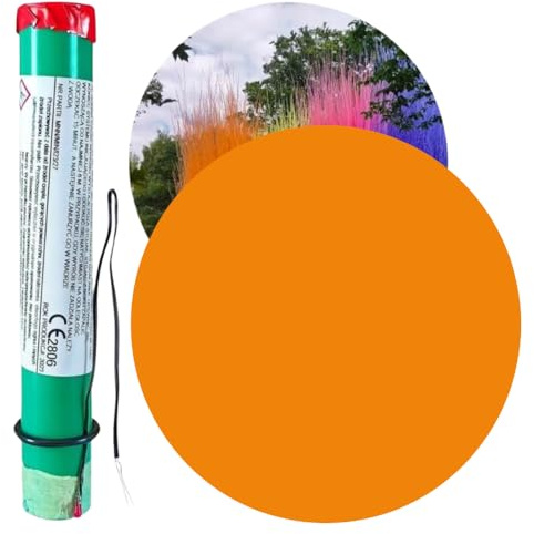 Pack Fumigène Diurne® Orange avec Déclencheur Électronique – Déclenchement à Distance – Feux d’Artifice pour Festivités, Mariages, Baby Showers et Événements Spéciaux - Categorie F1 – Zenda Club®