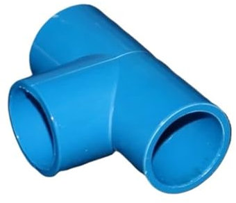 3 Stück Innen 32mm25mm20mm Kreuz T-Stück Verbinder Gartenbewässerung PVC Rohrverbindung Aquarium Fitting Wasserschlauch Adapter(Blue-01,20mm)