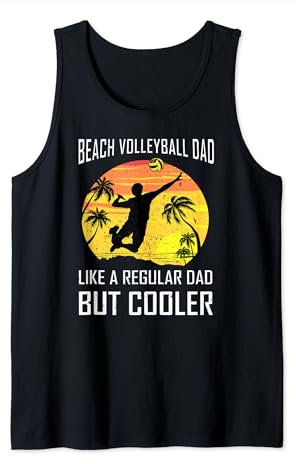 Sand Volley Father Dad Herren Team Beach Volleyballspieler Tank Top
