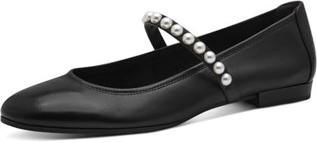 Tamaris Ballerina Damen Elegant schwarz,EU 41