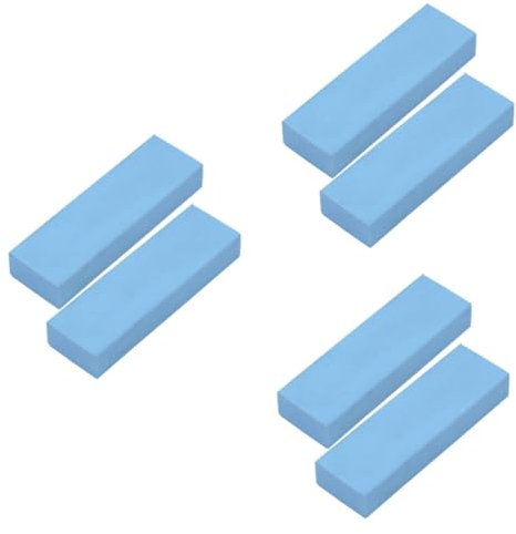 ABOOFAN 6pcs Stain Erasing Brush Kitchen Limescale Remover Stainless Steel Scrub Brush Dish Scrubber Reusable Cleaning Tool Kitchen Supplies