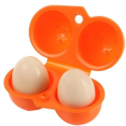 Tragbare Eierbehälter Eierträger, Eierbehälter Für 2 Eier 2 Gitter Eier Aufbewahrungsbox Eierbox 2 Eier Tragbarer Eierhalter Eierkarton Eierclip Für Küche Outdoor Camping Picknick