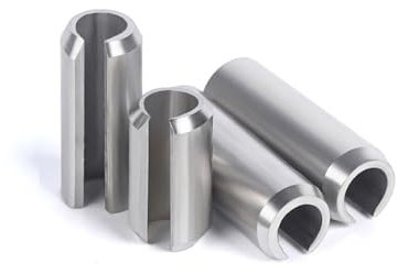 CLENEA A2 304 Edelstahl elastischer Splint zylindrische Positionierung Spannung Dübel Rolle Federstift(6mm,M8)