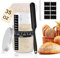 Sauerteig Starter Set - 35 oz/1000 ml Sauerteig Glas - Fermentierglas mit Silikonspatel, Dattel Fütterungsband, Temperaturband, Deckel, Gärtuch, 8 Etiketten, Stift, Reusable Brotbackzubehör