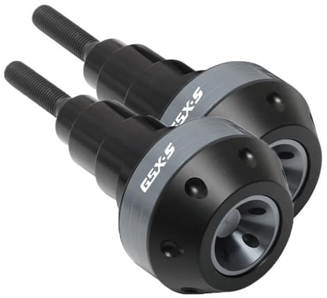 BDDXWSM Falling Protector Sliders Motorcycle Bumper Frame Slider Protection For Suzuki GSX-S750 GSXS1000 GSXS GSR Side Falling Protector Crash Guard Drop Ball Crash Pad Protector(Titanium 1)