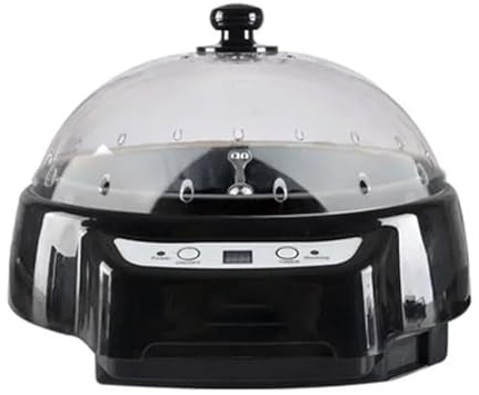 Household Smart Timing Coffee Roaster Taste Bean Grinder Melon Seed Roasting Machine Small Popcorn Cooking Appliance(Nero)