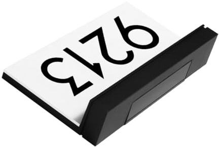 BUGUUYO Luz Solar para Número de Casa con LED Superbrillante Lámpara de Jardín Exterior Fácil de Instalar Placa Solar para Iluminación de Puerta y Patio