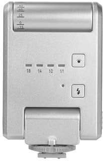 RASTKY Mini Flash pour Appareil Photo YN6 Haute Performance avec 4 Niveaux de Sortie pour Un Contrôle D'éclairage Polyvalent, Idéal pour Les Appareils Photo Numériques, Parfait pour Les (Silver)